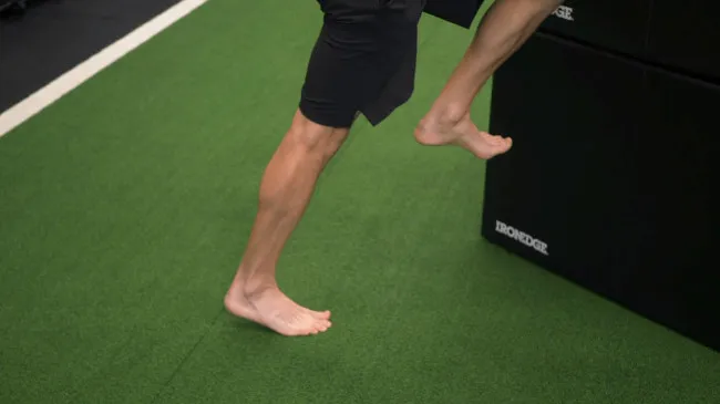example of a Calf strength exercise for Sever's disease